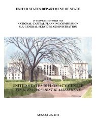 UNITED STATES DIPLOMACY CENTER - National Capital Planning ...