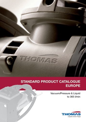 STANDARD PRODUCT CATALOGUE EUROPE - Rtpumps.ch