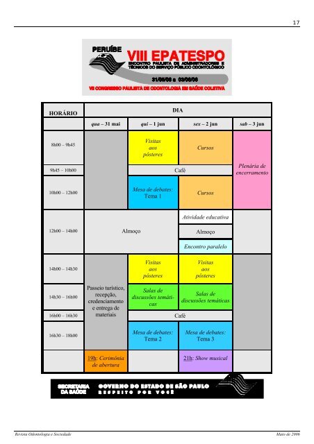 Volume_8_n_1_2_2006 - Faculdade de Odontologia - USP