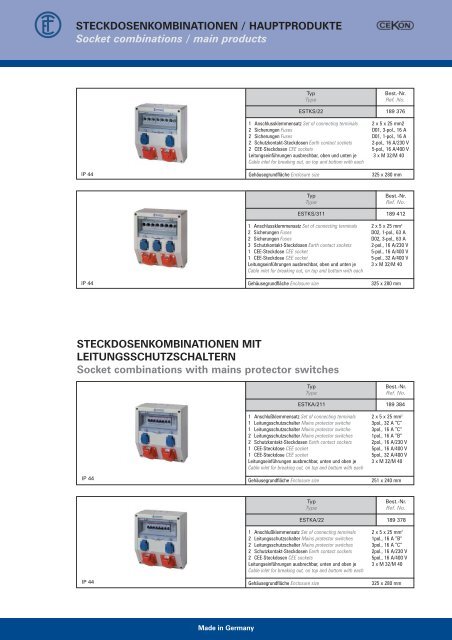 KOMPETENZBROSCHÜRE Competence ... - ELEKTRA Tailfingen