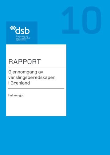 Last ned PDF - Direktoratet for samfunnssikkerhet og beredskap