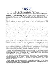 The DCIA Endorses Beijing IPRP Forum