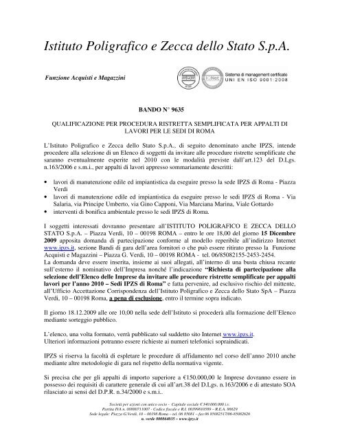 Istituto Poligrafico e Zecca dello Stato S.p.A.