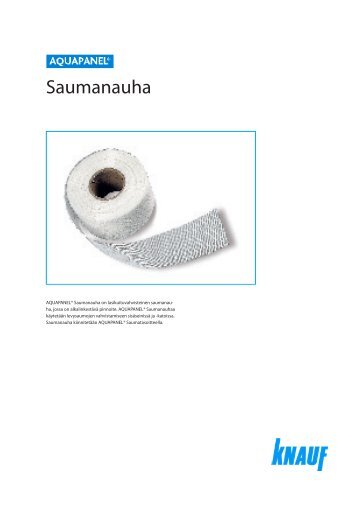 Aquapanel Saumanauha - Knauf