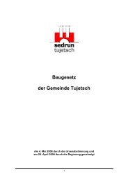 PDF-Document 'Baugesetz_neu.' - Tujetsch