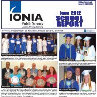 June 2012 School Report - Ionia Public Schools
