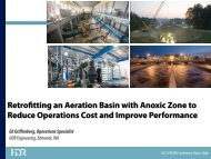 Retrofitting an Aeration Basin with Anoxic Zone to Reduce ... - pncwa