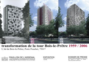 tour Bois-le-Prêtre - Pavillon de l'Arsenal