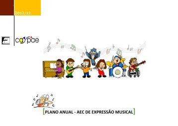 Plano Anual de ExpressÃ£o Musical 2012/2013 - Escola EugÃ©nio de ...