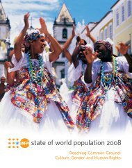 state of world population 2008 - UNFPA