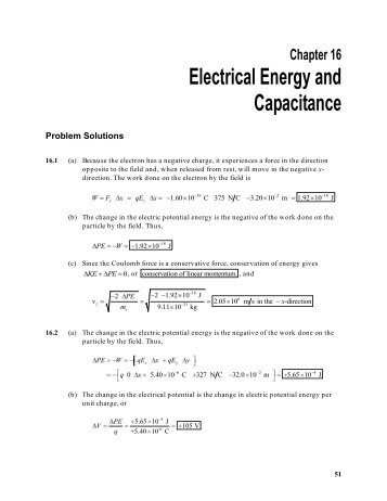 Chapter 16 Solutions - Mosinee School District