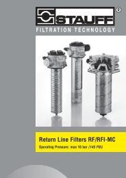 Return Line Filters RF-MC - STAUFF