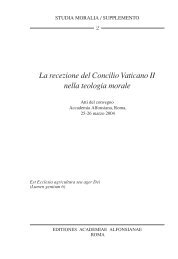 La recezione del Concilio Vaticano II nella teologia ... - Studia Moralia