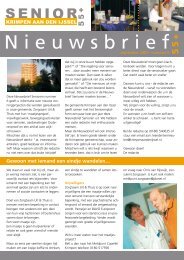 Nieuwsbrief nummer 6 - september 2007 In dit ... - Seniorenplatform