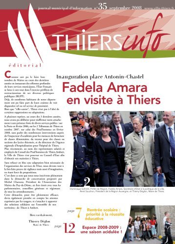 Thiers Info n° 35 septembre 2008