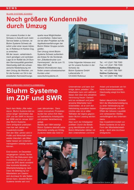 Mit 360 PS kennzeichnen - Bluhm Systeme GmbH