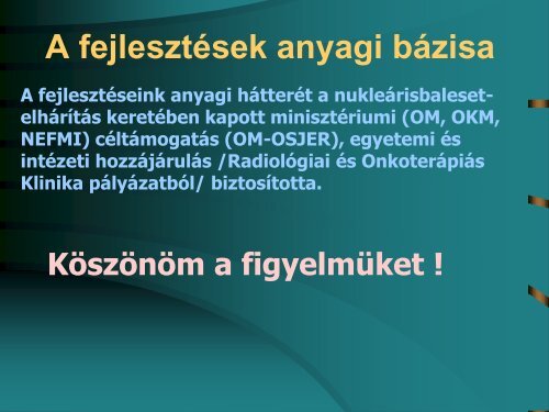 Sugárvédelmi mérési eljárások a Semmelweis egyetemen