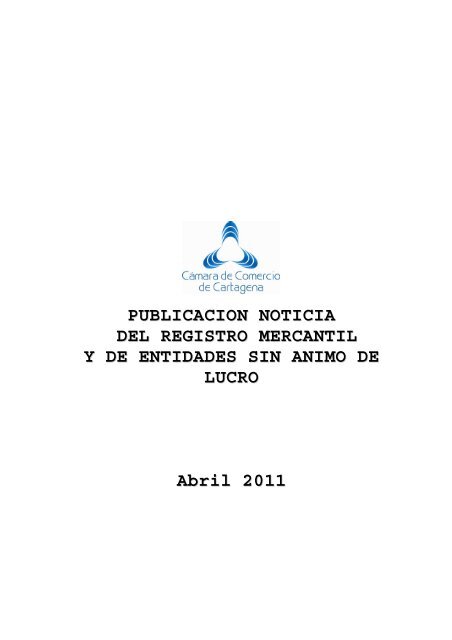Boletin Abril De 2011 Ca Mara De Comercio De Cartagena