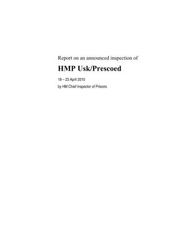 HMP Usk/Prescoed - Inside Time
