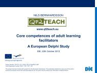Core competences of adult learning facilitators - BASKET ...