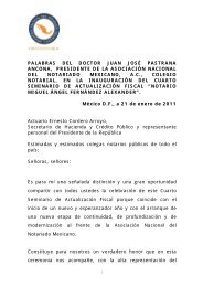 palabras del doctor juan josÃ© pastrana ancona, presidente de la ...