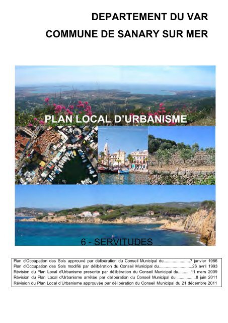 SERVITUDES.pdf - Sanary-sur-Mer