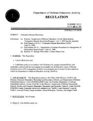 DoDEA Alternative Dispute Resolution Regulation - Misawa Air Base