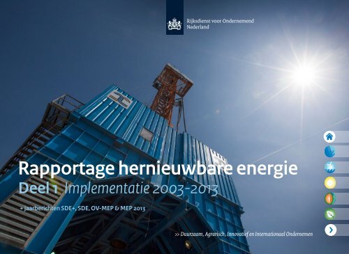 Rapportage hernieuwbare energie 2013.pdf#7266 RVO Jaarbericht 01-DEF.indd: