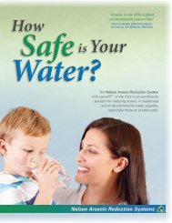 Nelsen Arsenic Reduction Systems - Water Quality Products
