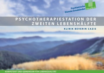 Psychotherapiestation der zweiten Lebenshälfte