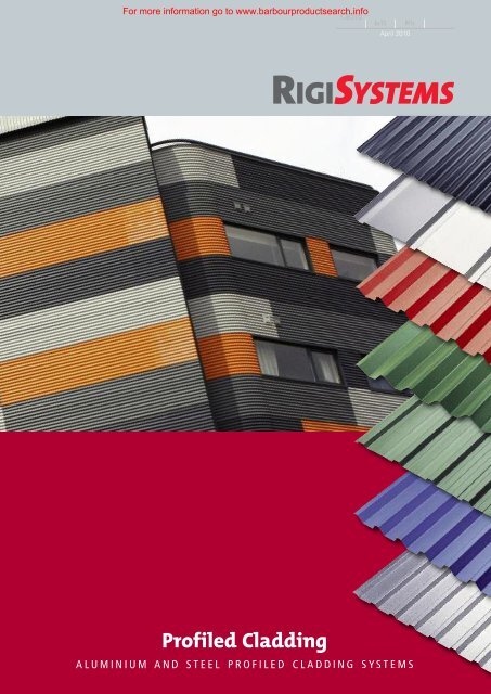 RigiSystems Profiled Cladding Brochure - Barbour Product Search