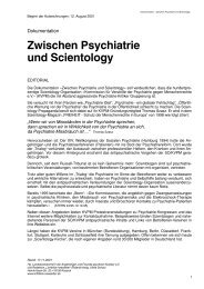 Zwischen Psychiatrie und Scientology - Nachrichten aus Psychiatrie ...