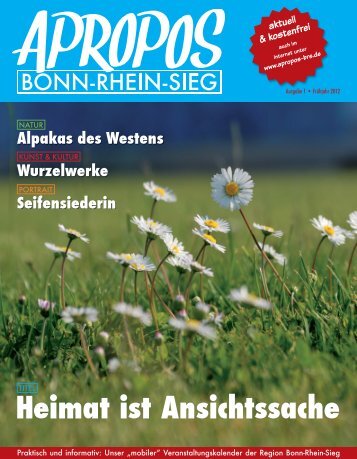 Apropos Bonn-Rhein-Sieg Ausgabe 1/2012
