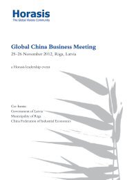 Global China Business Meeting - Horasis
