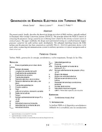 GENERACIÓN DE ENERGÍA ELÉCTRICA CON TURBINAS WELLS ...