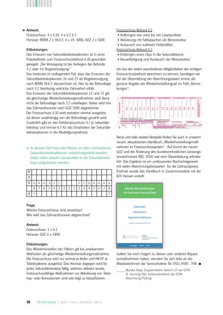 ZAHNÄRZ TEBLATT