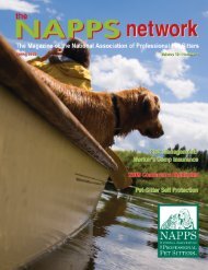 Spring 2009 - National Association of Professional Pet Sitters