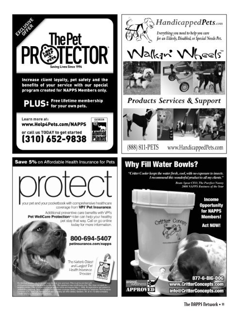 Spring 2009 - National Association of Professional Pet Sitters