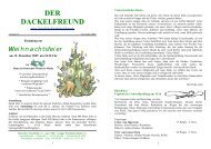 Der Dackelfreund - Nr. 5/2009 - Teckelklub Wiesbaden/ Mainz
