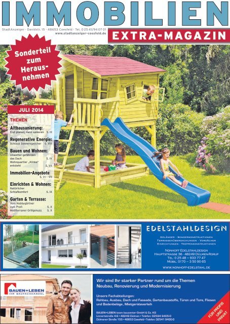 IMMOBILIEN Magazin Juli 2014