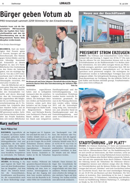 Stadt Anzeiger Dülmen Kw 31 2014