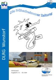 Die Frühschwimmer Zeitung 03/2014 - DLRG Wunstorf