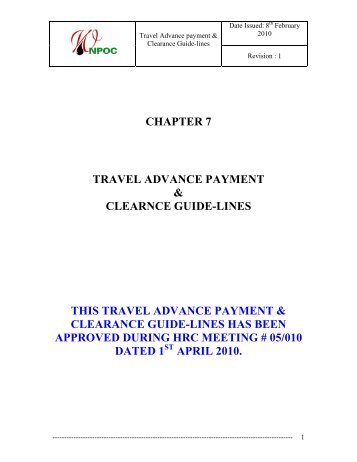 Travel Advance Payment & Clearance Guidelines.pdf - WNPOC