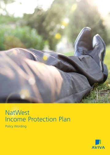 [PDF] NatWest Income Protection Plan