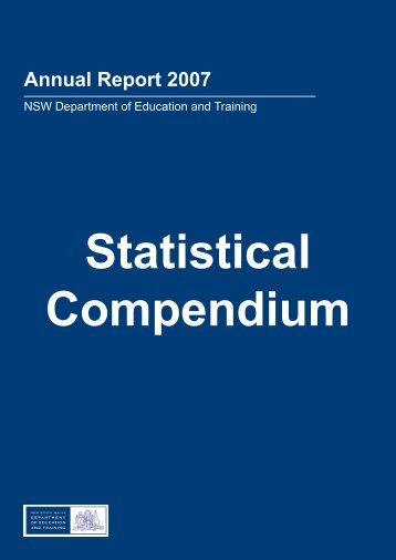 Statistical compendium 2007 - Department of Education and ...