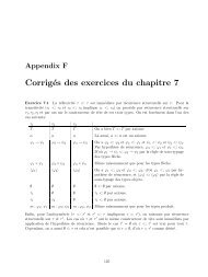 CorrigÃ©s des exercices du chapitre 7