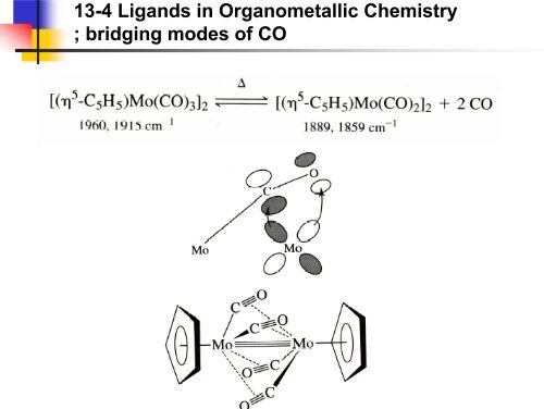 13-4 Ligands in Organometallic Chemistry