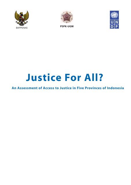 Justice For All? - UNDP