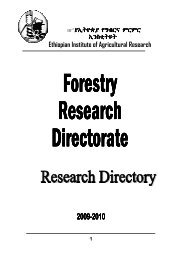 Forestry Research Directory 2010 - Eiar
