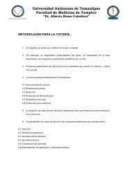 Metodología para la Tutoría - Facultad de Medicina de Tampico ...